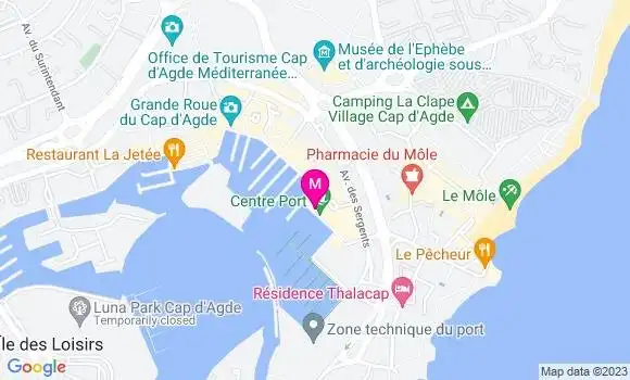 Localisation Restaurant  Mac Moules