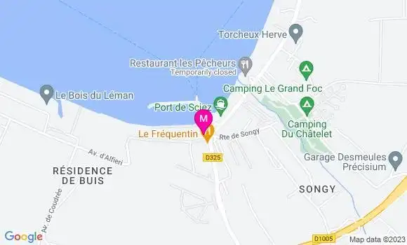 Localisation Restaurant  Le Chalet du Port