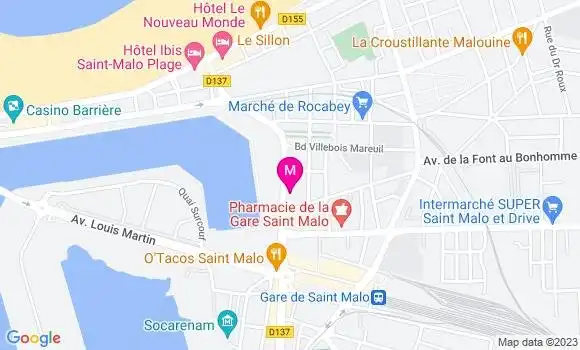 Localisation Restaurant  Le Touquet
