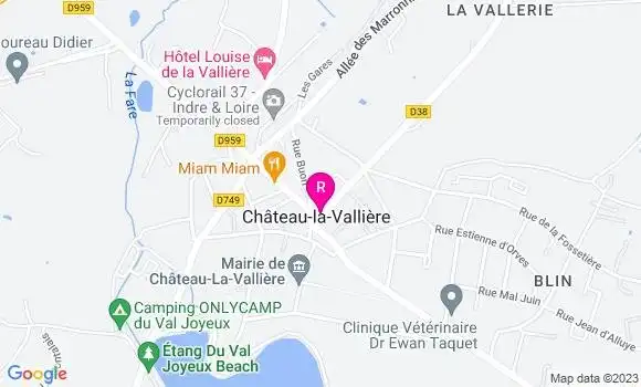 Localisation Restaurant Bar Café de la Ville