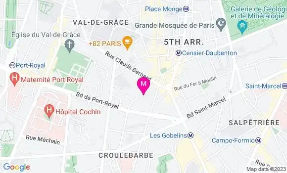 Localisation Restaurant  Le Broca