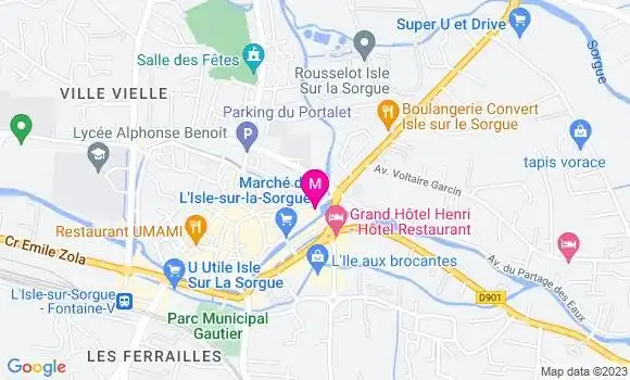 Localisation Restaurant  Le Bellevue