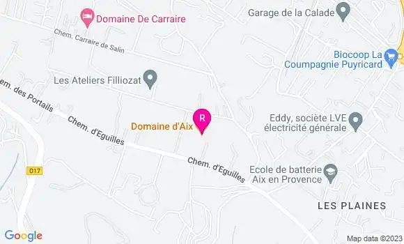 Localisation Restaurant  Domaine d