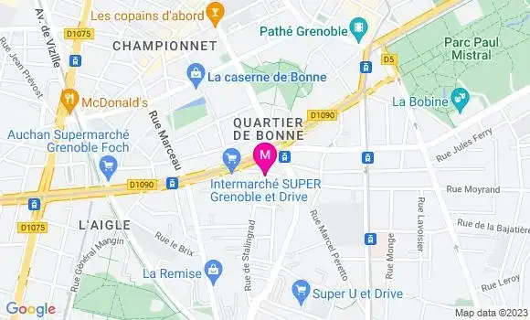 Localisation Restaurant Bar L