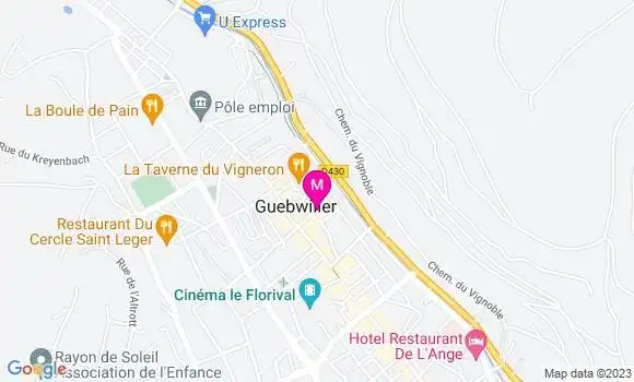 Localisation Restaurant Alsacien Le Bratzala