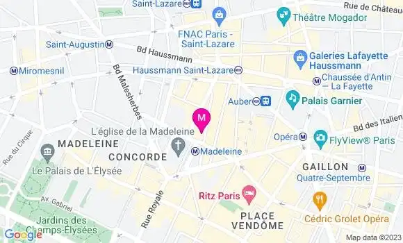 Localisation Restaurant  Le Select