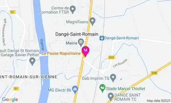 Localisation Pizzeria La Pause Napolitaine