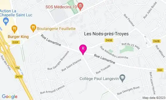 Localisation Restaurant  La Patte d