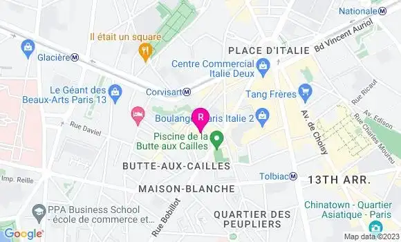 Localisation Restaurant  Albert