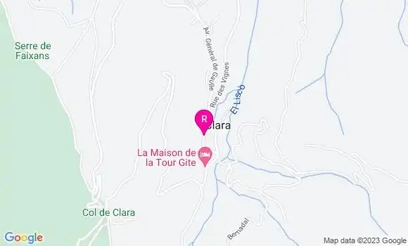 Localisation Restaurant  Les Loges du Jardin d