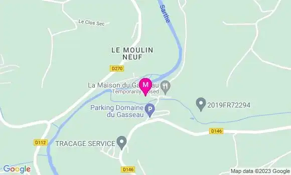 Localisation Restaurant  Le Gasseau