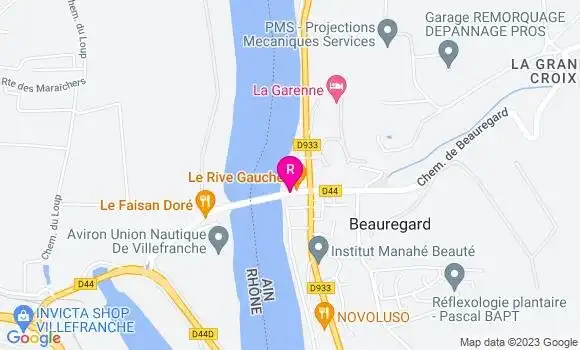Localisation Restaurant  Le Rive Gauche