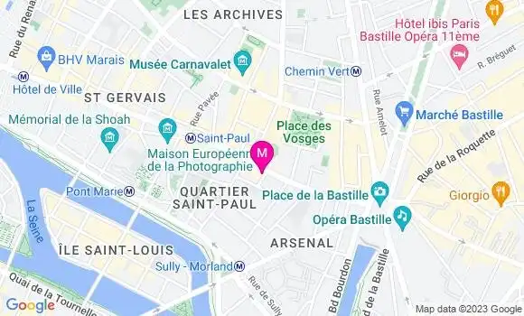 Localisation Restaurant  La Fontaine Sully