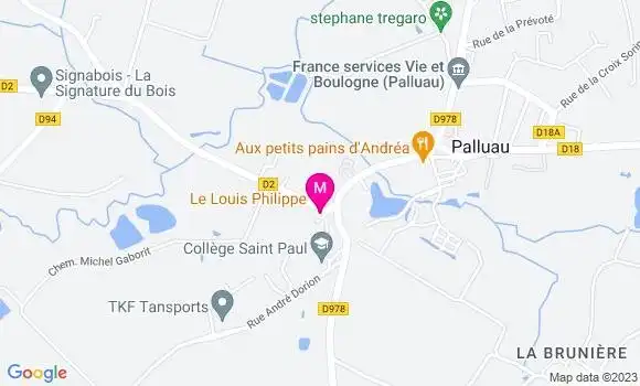Localisation Restaurant  Le Louis Philippe