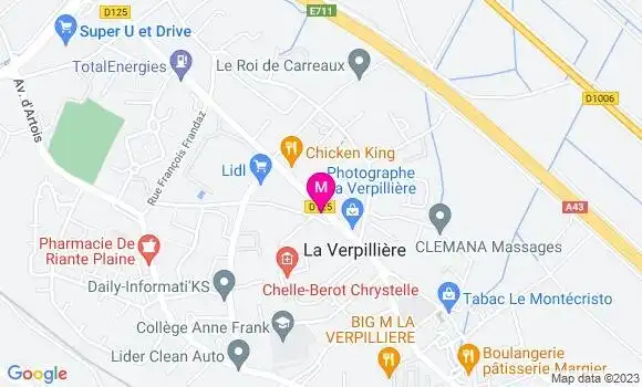 Localisation Restaurant Asiatique Le Jasmin