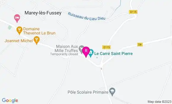 Localisation Restaurant  La Maison aux Mille Truffes