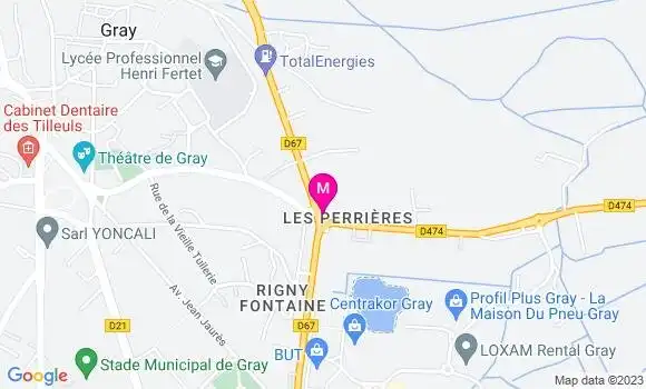 Localisation Restaurant  Le Relais Sainte Anne