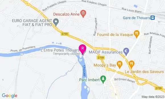 Localisation Restaurant  L
