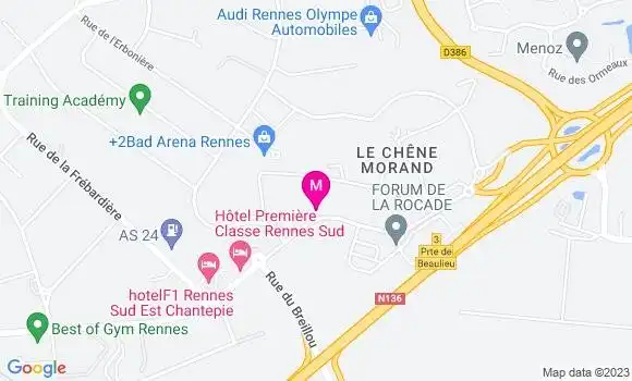 Localisation Restaurant  Le Garden Park