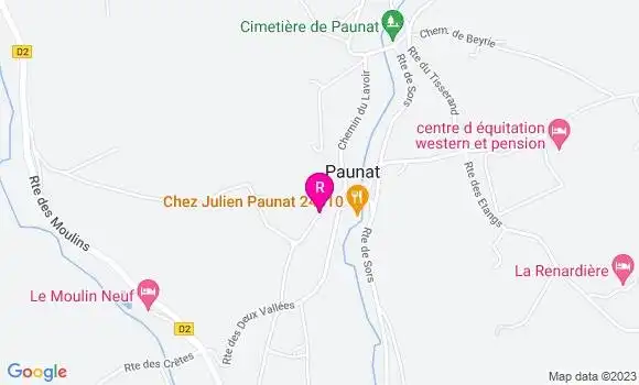 Localisation Restaurant  Chez Julien