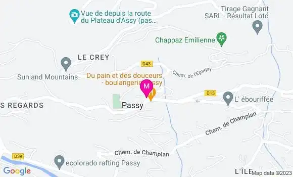 Localisation Brasserie Le Centre
