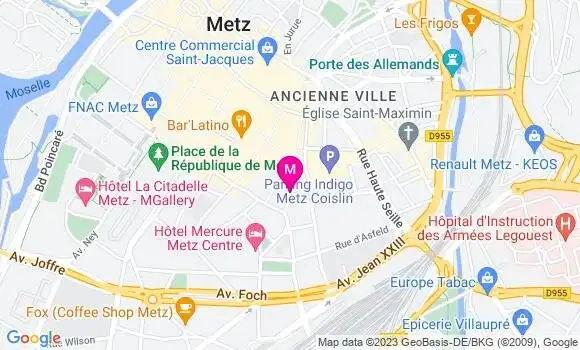 Localisation Restaurant Asiatique Arita