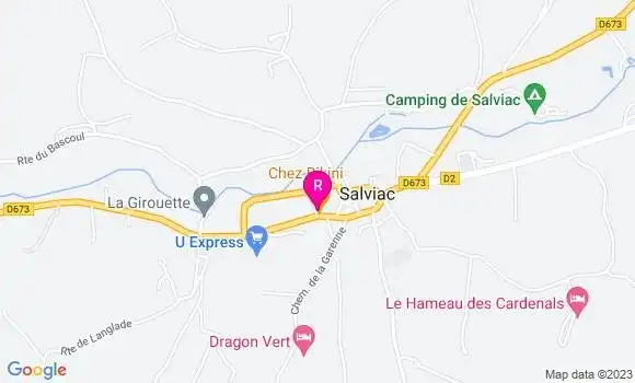 Localisation Restaurant  Chez Bikini