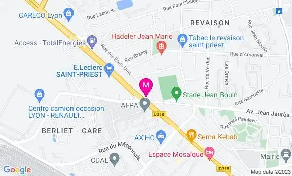 Localisation Restaurant  L