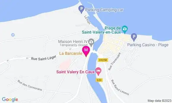 Localisation Restaurant  La Barcarole