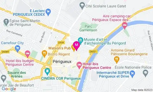 Localisation Restaurant  Le Clos Saint Front