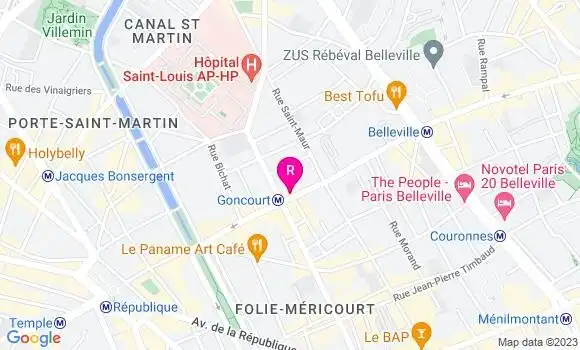 Localisation Restaurant  L