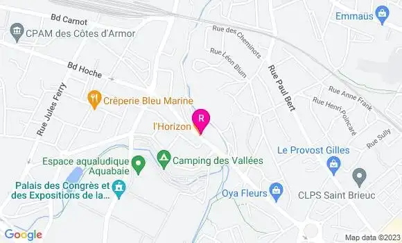 Localisation Restaurant  L