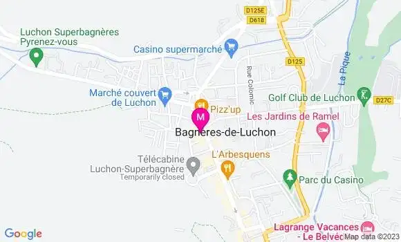 Localisation Restaurant  Le Glacier