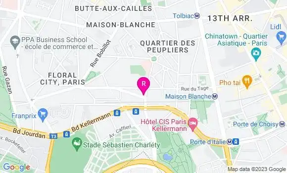 Localisation Restaurant  L