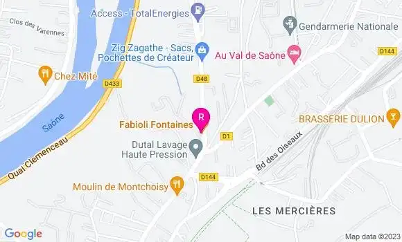 Localisation Restaurant  Fabioli