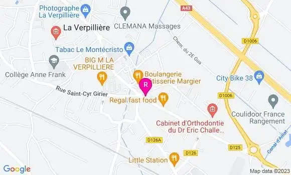 Localisation Café de la Poste