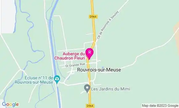 Localisation Auberge du Chaudron Fleuri