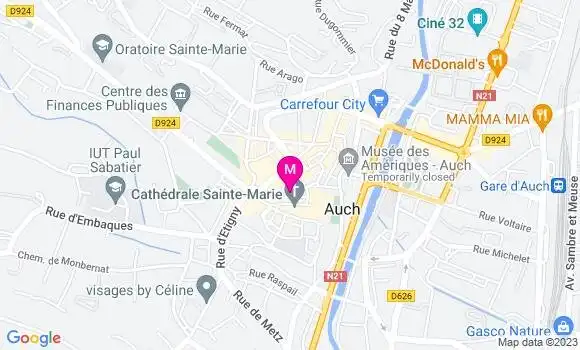Localisation Brasserie Irish Rock Café