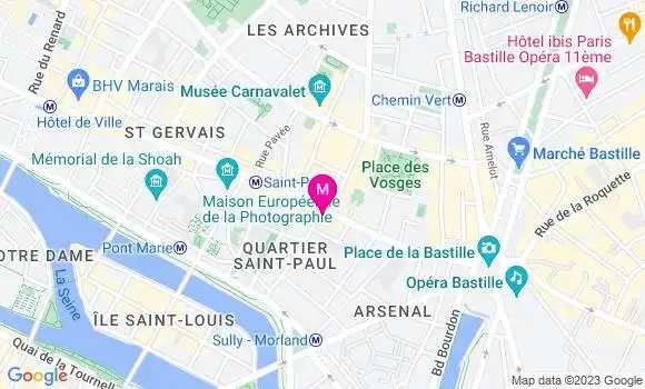 Localisation Restaurant  Au Bouquet Saint Paul