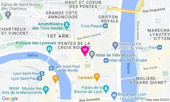 Localisation Restaurant  La Fontaine