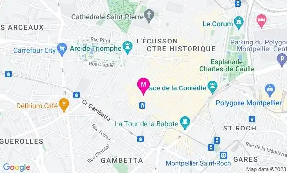 Localisation Restaurant  Chez Ouam