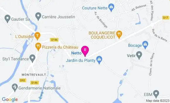 Localisation Restaurant  La Cave Rambault