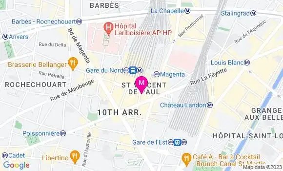 Localisation Restaurant  La Tartine du Nord