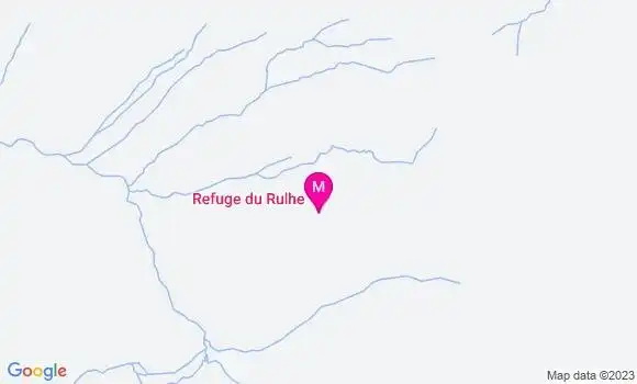 Localisation Restaurant  Refuge du Rulhe