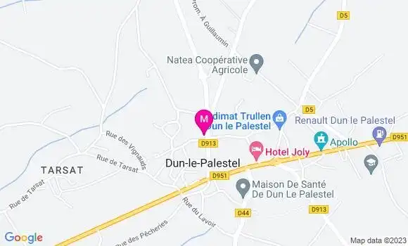 Localisation Restaurant  Le Paleteau
