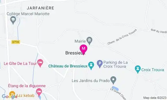 Localisation Auberge du Château