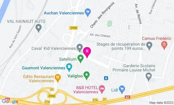Localisation Restaurant  Le Satellium