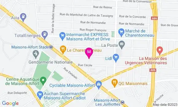 Localisation Restaurant  O