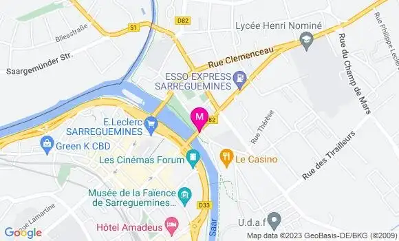 Localisation Restaurant  Pizza Foch