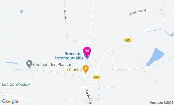 Localisation Pub La Cloche
